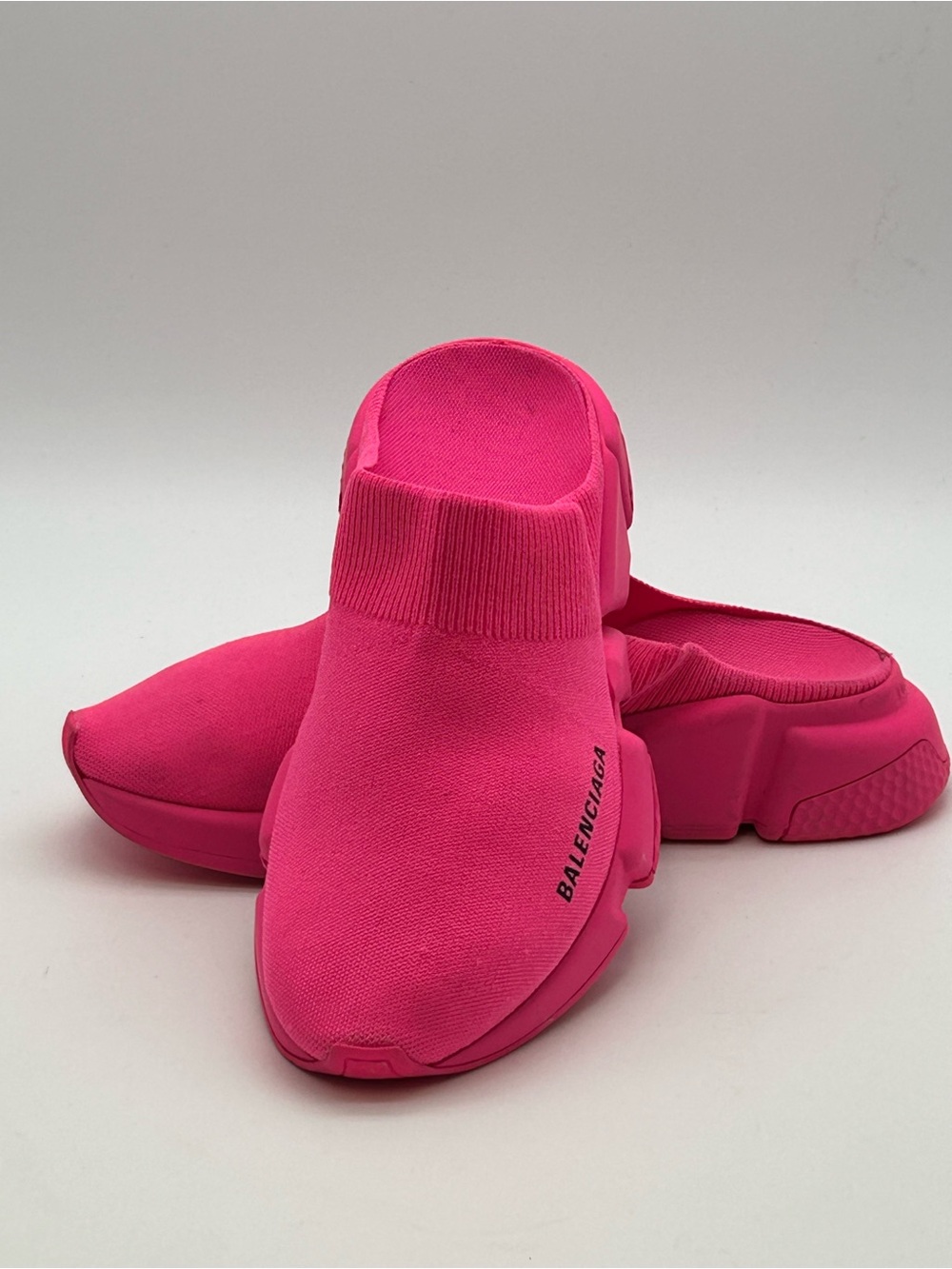 Balenciaga Women’s Sock Sneaker - Hot Pink size 7